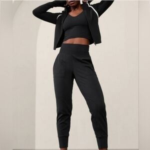 Athleta Venice High Rise Joggers size L Pre Owned